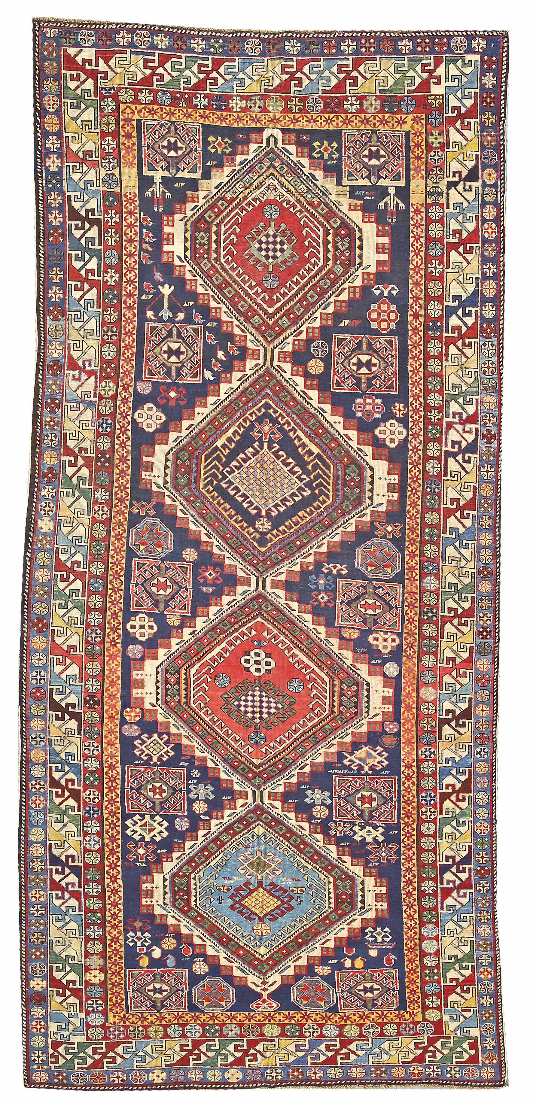 Appraisal: A Shirvan runner Caucasuslate th centurysize approximately ft in x