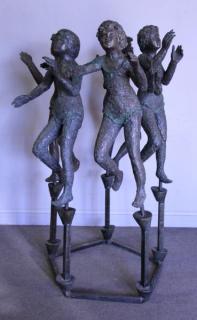 Appraisal: CORVINO Paolo Bronze Sculpture of Dancers Each on figure can