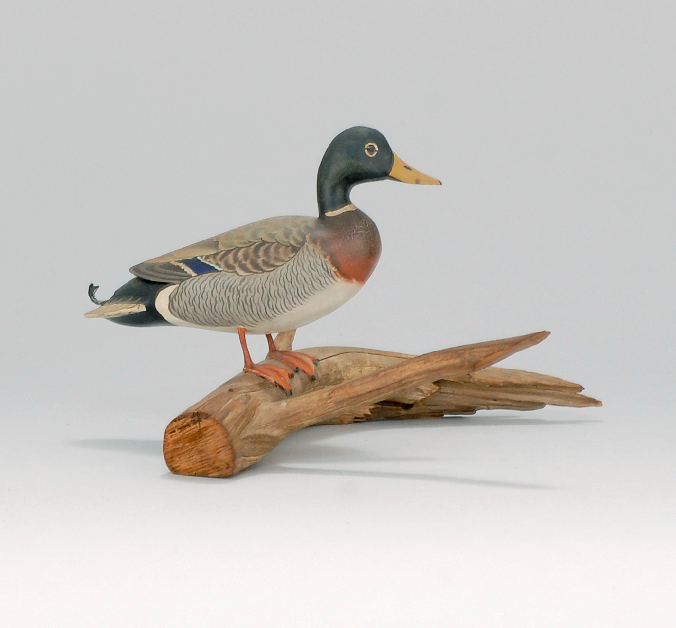 Appraisal: MINIATURE DRAKE MALLARD Circa By James Lapham of Dennisport Massachusetts