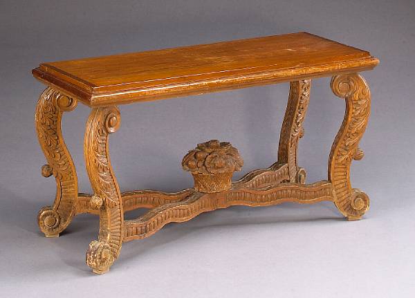 Appraisal: A Swedish Rococo pine table third quarter th century height