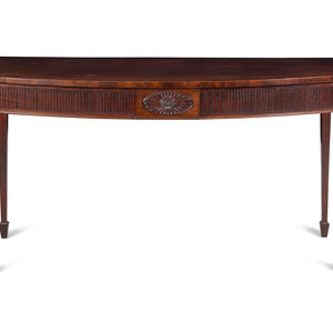 Appraisal: A George III Style Mahogany Serving Table Late th Century