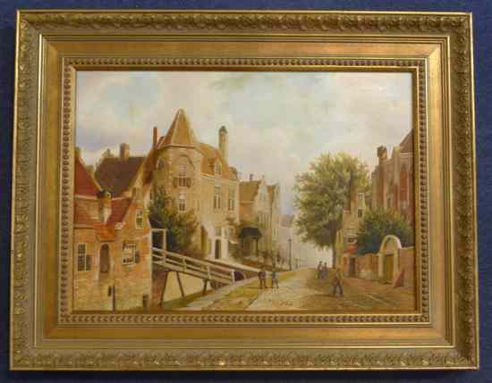 Appraisal: Daniel van der Putten Dutch b oil on wooden panel