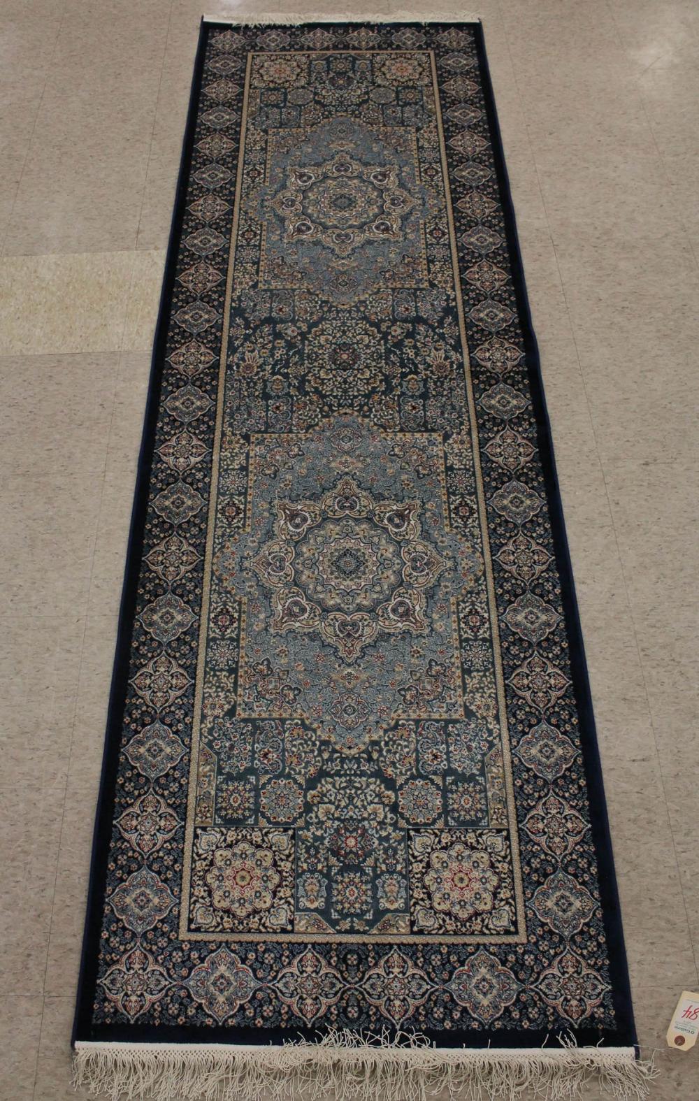 Appraisal: HAND KNOTTED TURKISH 'BAMBOO SILK' AREA RUG Hereke floral and