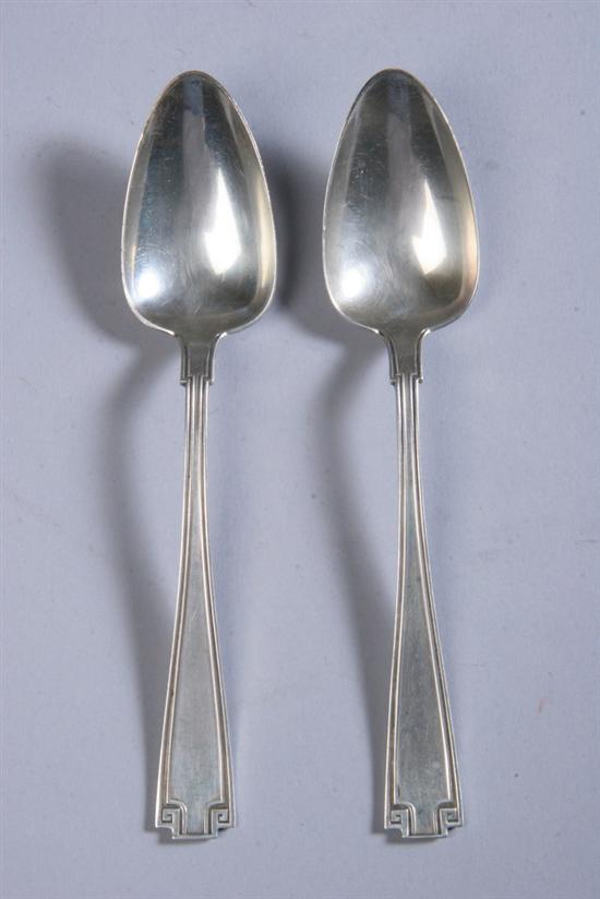 Appraisal: SIX GORHAM STERLING SILVER ETRUSCAN PATTERN TEASPOONS - oz