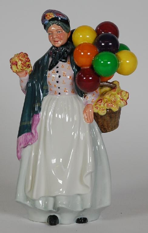 Appraisal: ROYAL DOULTON CHINA FIGURE 'BIDDY PENNY FARTHING' HN in high