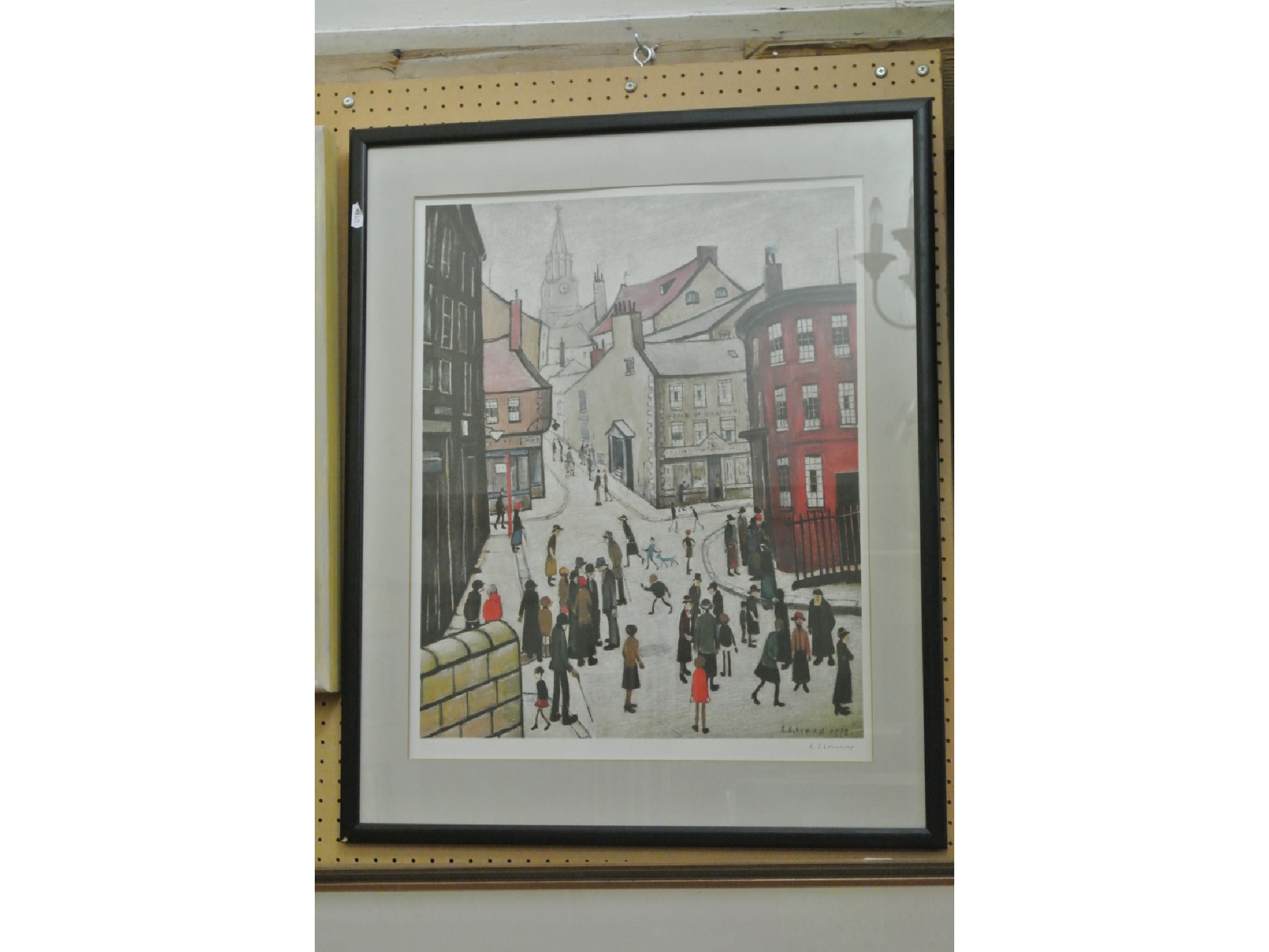 Appraisal: A signed coloured limited edition print after Laurence Stephen Lowry