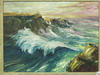 Appraisal: OOB - Crashing Waves on Rocky Maine Shore by Charles