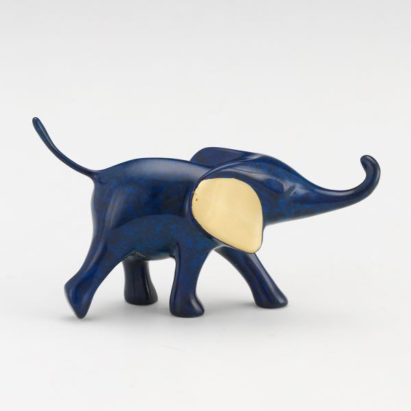 Appraisal: LOET VANDERVEEN DUTCH - x Elephant calf Bronze with a