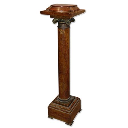 Appraisal: Neoclassical Style Marble Pedestal Estimate -