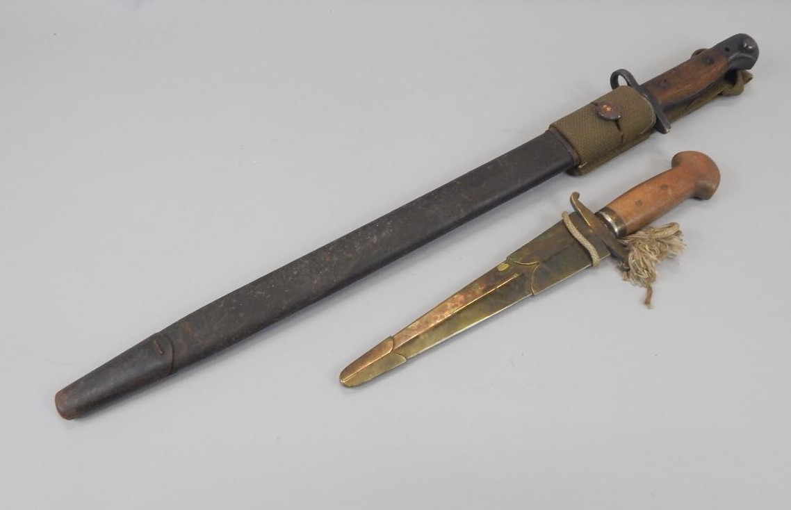 Appraisal: An early thC bayonet with Wilkinson Sword blade and a