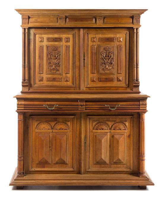 Appraisal: Sale Lot A French Provincial Stepback Cupboard th century in