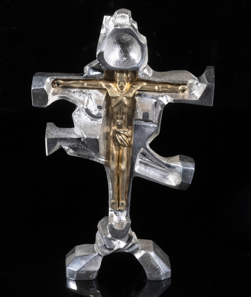 Appraisal: ERNST NEIZVESTNY RUSSIA - Heart of Christ sterling silver and