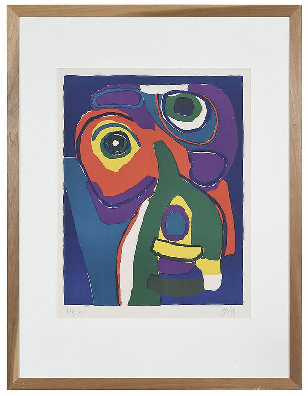 Appraisal: Karel Appel Holland - Untitled edition signed lower right Appel