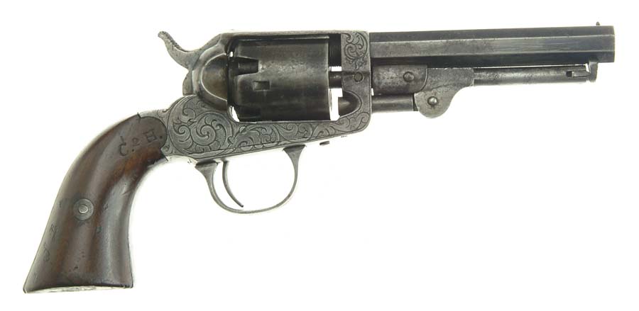 Appraisal: RARE ENGRAVED UNION ARMS COMPANY POCKET REVOLVER Cal SN -