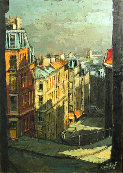 Appraisal: Michel Sementzeff French born Rue du Mont-Cenis Montmartre signed 'Sementzeff'