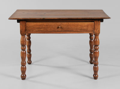 Appraisal: Southern Walnut Tavern Table possibly North Carolina th century walnut