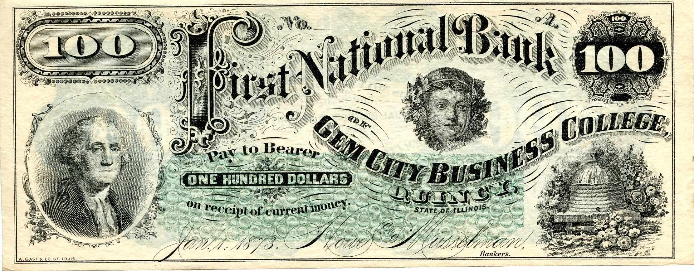 Appraisal: Quincy IL The First National Bank of Gem City Business