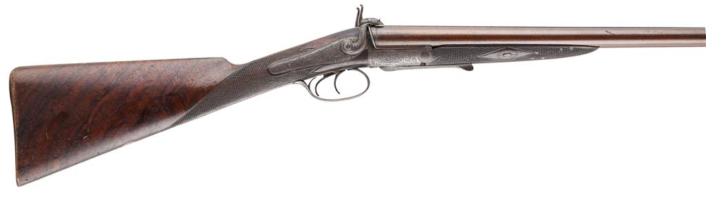 Appraisal: UNDERLEVER BREECH LOADING PIN FIRE SHOTGUN BY JOSEPH LANG LONDON