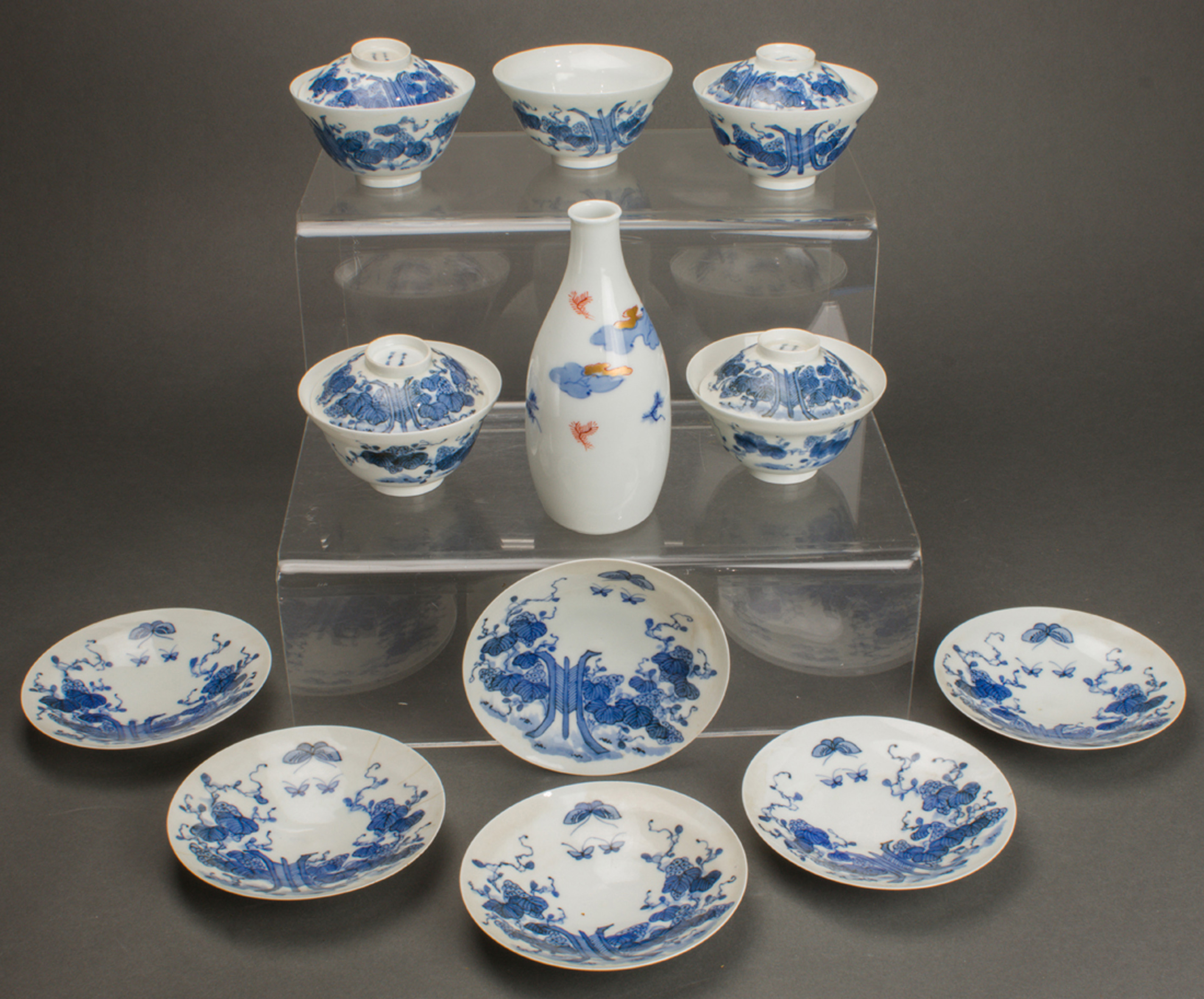 Appraisal: LOT OF CHINESE BLUE AND WHITE PORCELAINS lot of Chinese