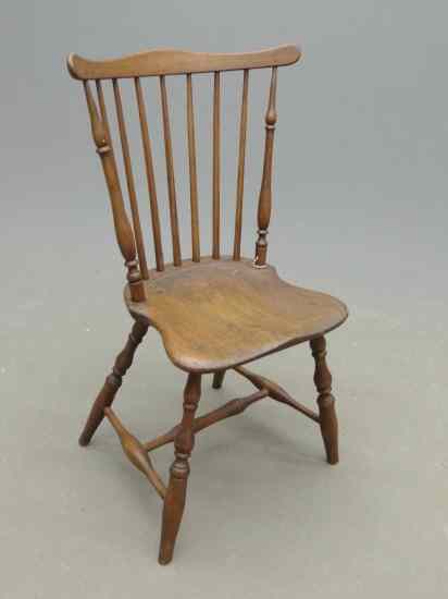 Appraisal: th c Penna fanback Windsor chair '' Seat Ht ''