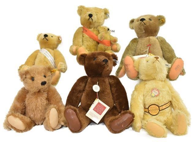 Appraisal: lot of German Steiff mohair teddy bears of varied colors