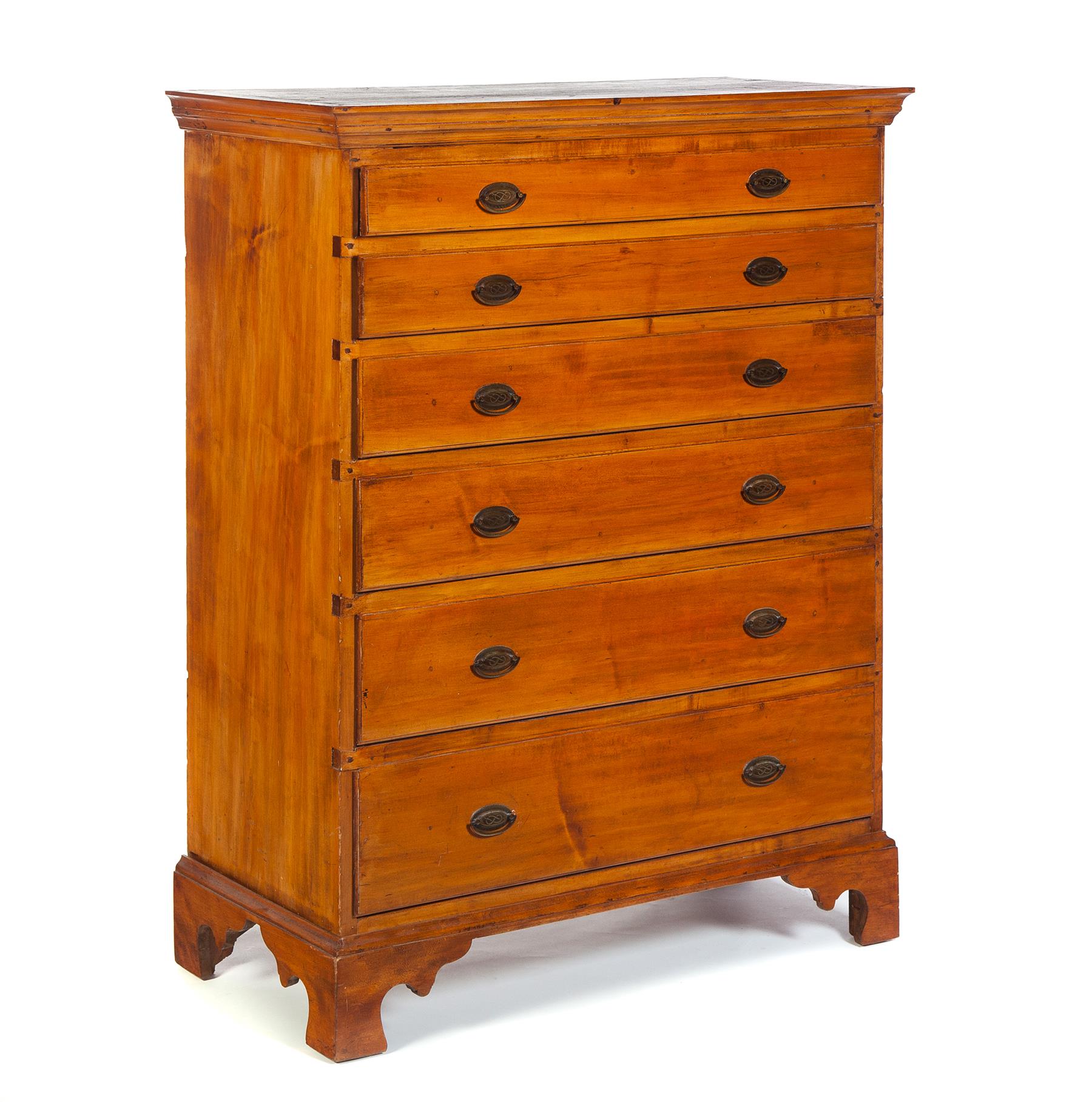 Appraisal: AMERICAN CHEST OF DRAWERS Possibly New England st quarter- th