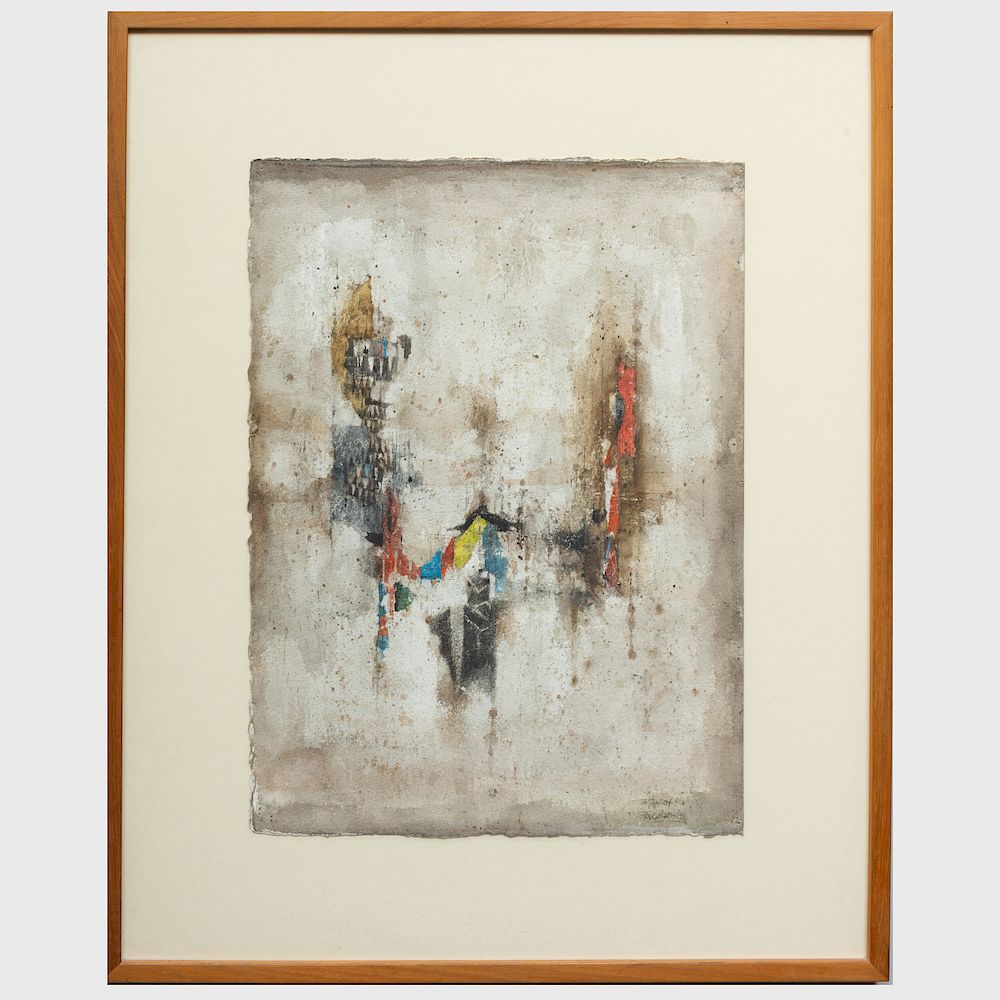 Appraisal: Johnny Friedlander - Untitled Watercolor on paper signed 'Friedlander' and