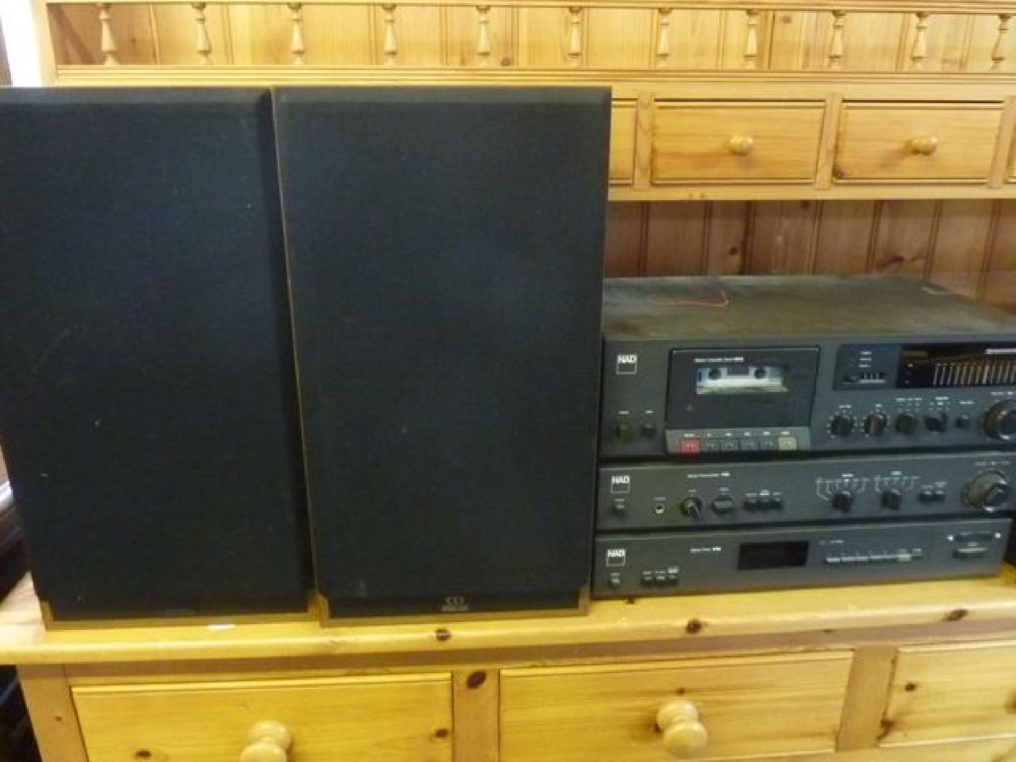 Appraisal: A Nad separate music system comprising a stereo tuner a