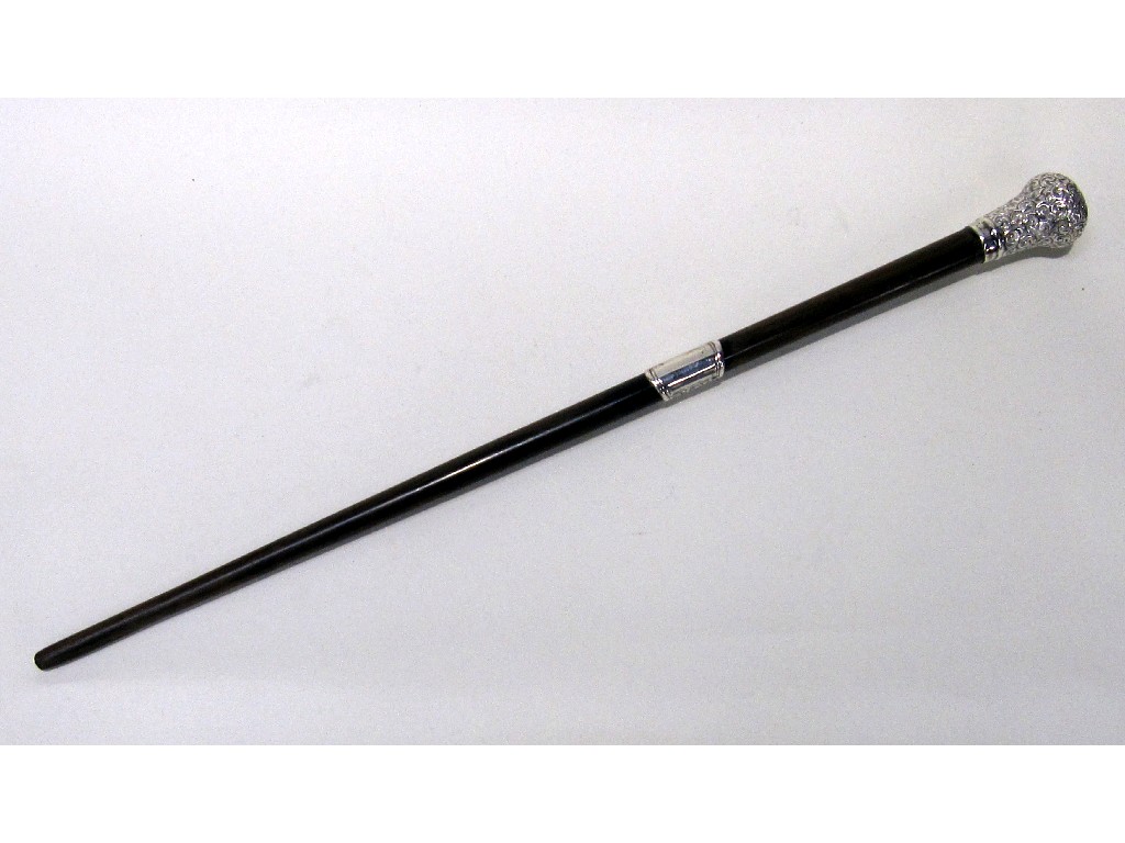 Appraisal: Silver mounted conductor's baton