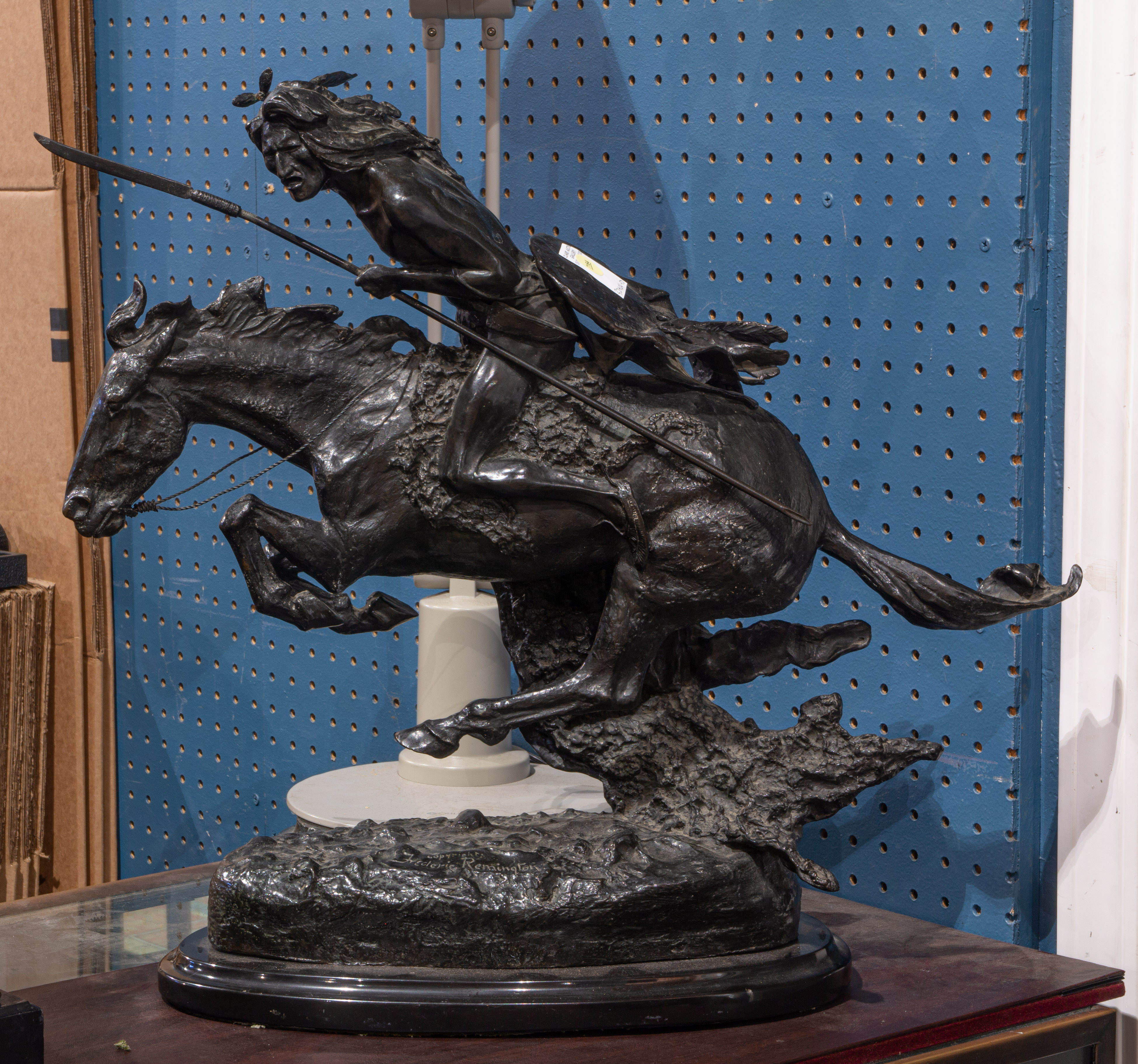 Appraisal: SCULPTURE AFTER FREDERIC REMINGTON After Frederic Remington American - The