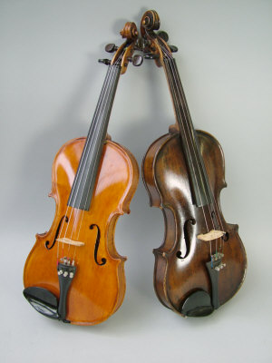 Appraisal: A Violin th century German Two piece back cm long