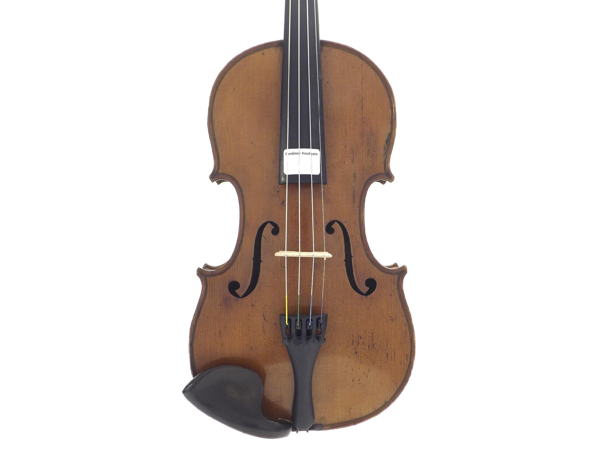 Appraisal: French violin by and labelled Francois Barzoni fecit-anno Manufacture Speciale