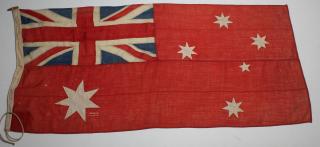 Appraisal: Vintage Australian Red Ensign Nautical Flag Intended for use only