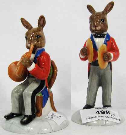 Appraisal: Royal Doulton Bunnykins figures Cymbal Player Bunnykins DB And French