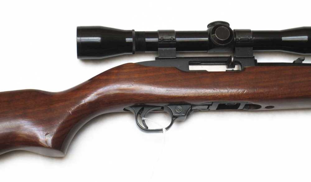 Appraisal: TWO SEMI AUTOMATIC CALIBER RIFLES Sturm Ruger barrel open sights