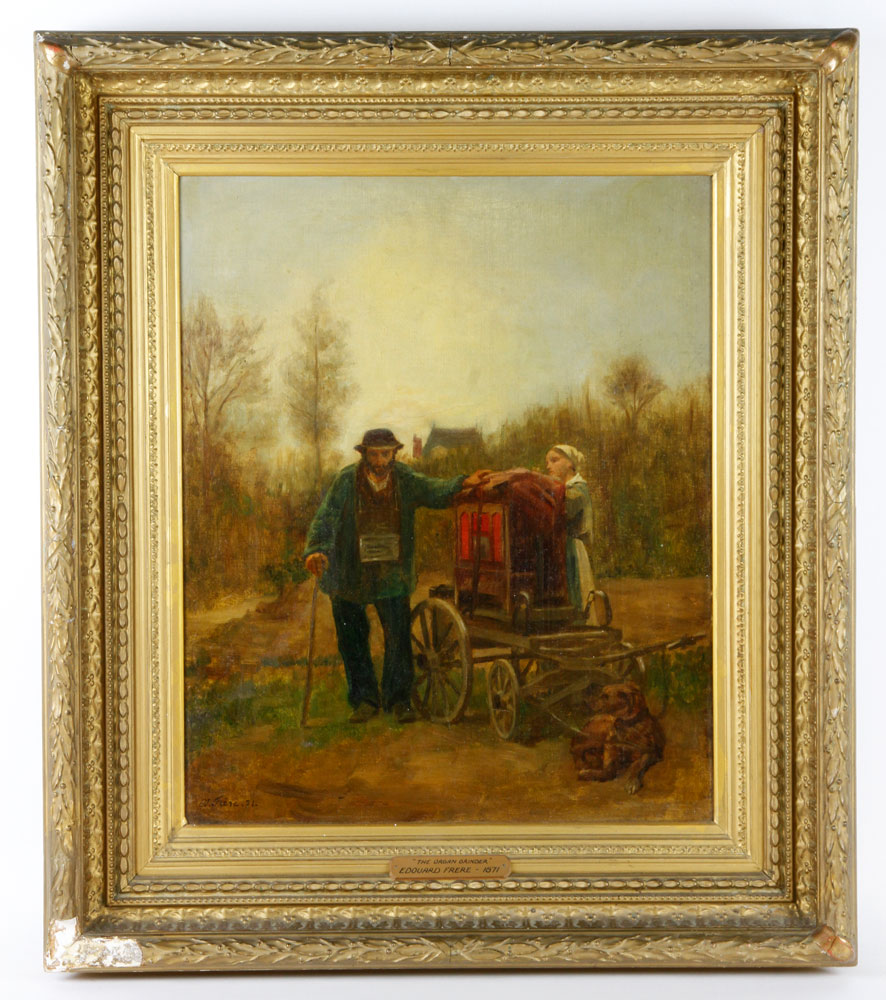 Appraisal: - Frere The Organ Grinder O C Pierre Edouard Frere