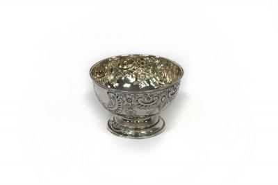 Appraisal: An Edwardian silver rose bowl John William Deakin Sheffield of