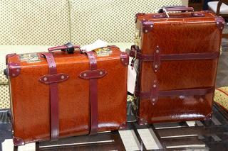 Appraisal: lot of English Globe-Trotter hard case luggage consisting of one