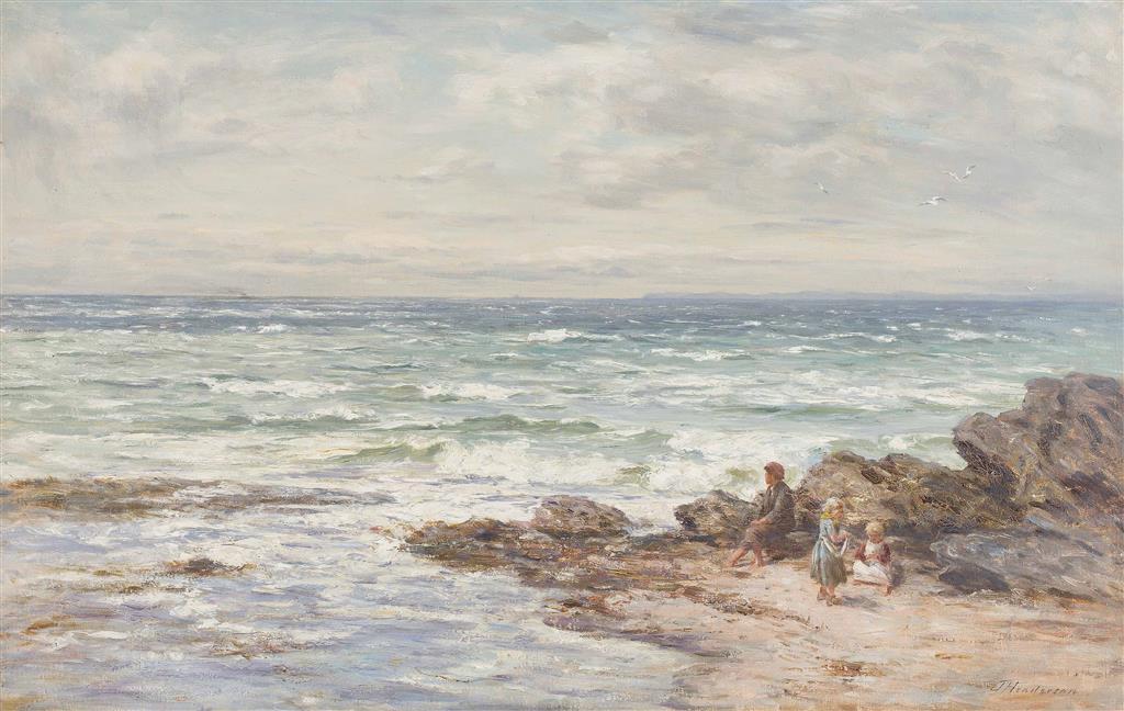 Appraisal: JOSEPH HENDERSON R S W SCOTTISH - BY THE SEA