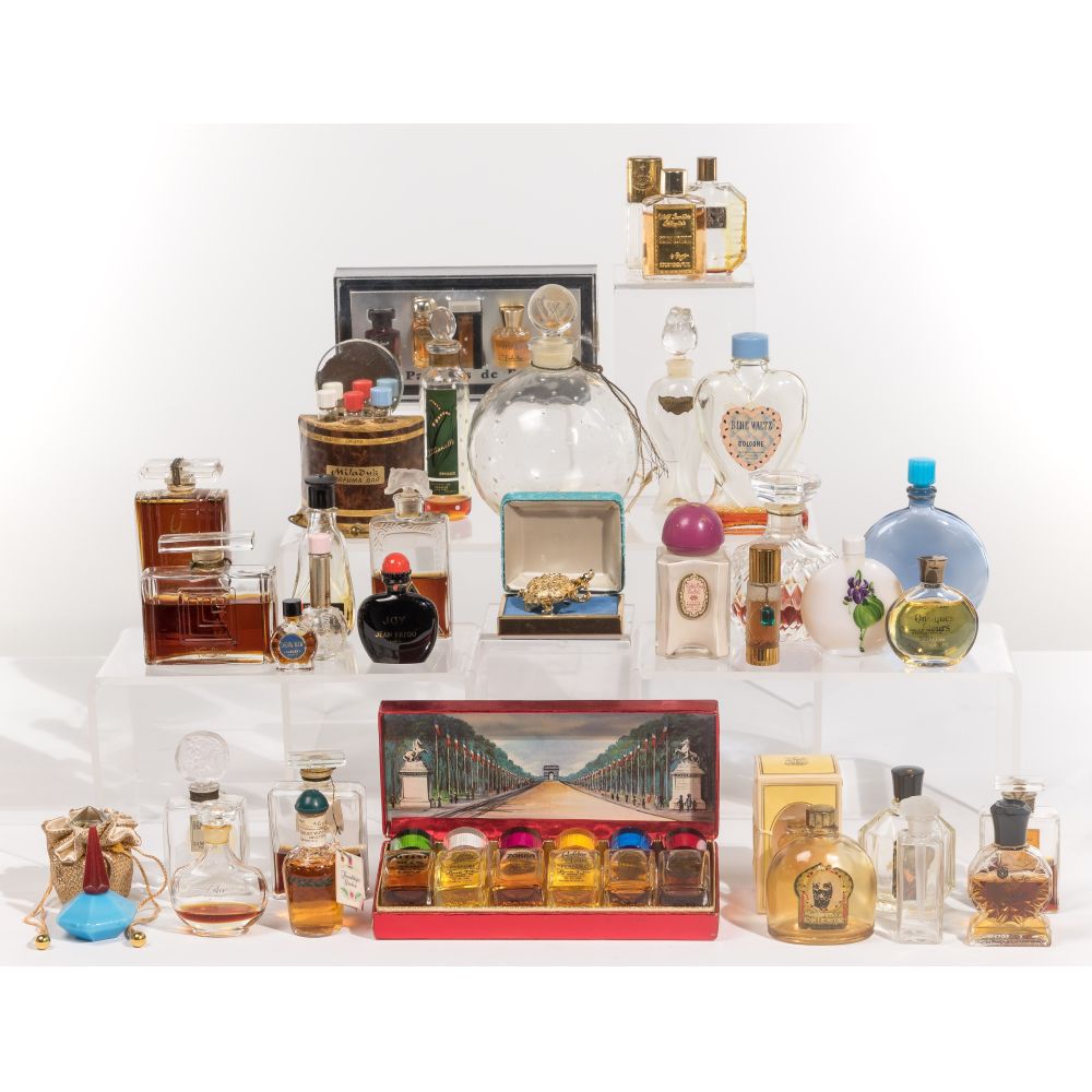 Appraisal: PERFUME BOTTLE COLLECTIONApproximately items of various shapes and sizes including