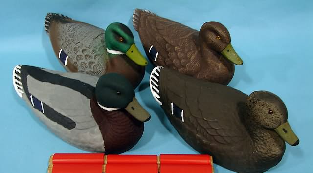 Appraisal: Group of General Fiber Co Arduk Fiber hunting decoys