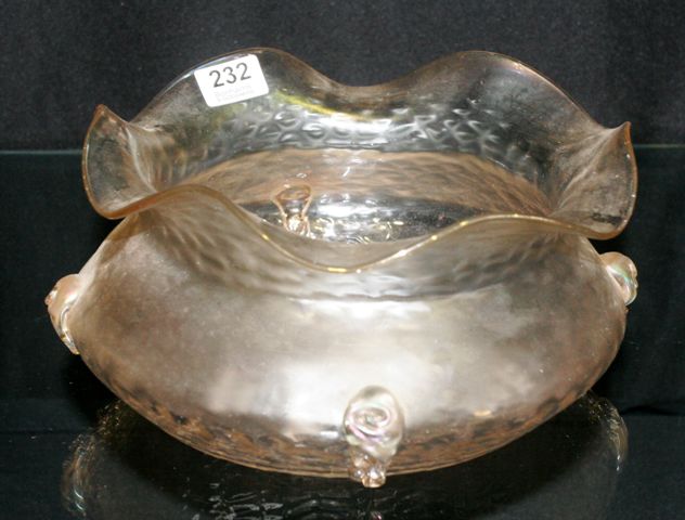 Appraisal: An opalescent glass bowl