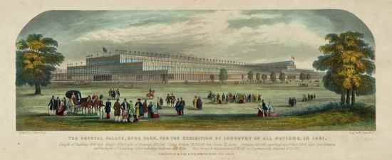 Appraisal: Evans W The Crystal Palace Hyde Park for the Exhibition