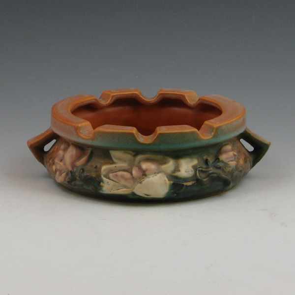 Appraisal: Roseville Magnolia ashtray in brown Marked Roseville USA Mint ''