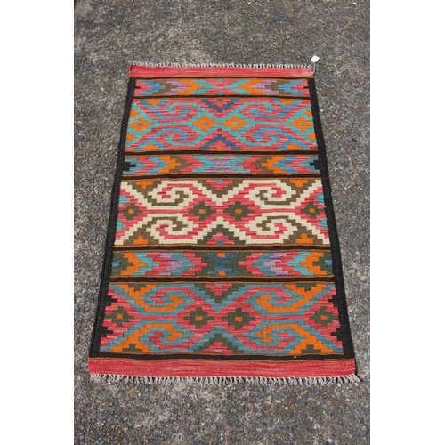 Appraisal: Colourful Persian Kilim carpet approx cm x cm