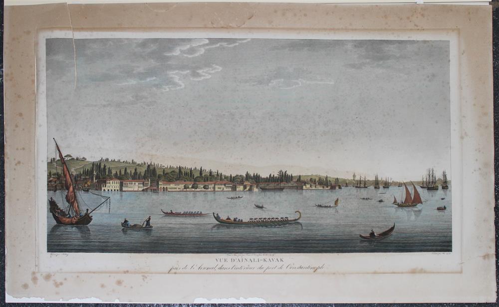 Appraisal: ANTOINE-IGNACE MELLING - VUE D'ALINALI-KAVAK Engraving x in