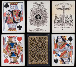 Appraisal: Samuel Hart Co Playing Cards New York ca J Excellent