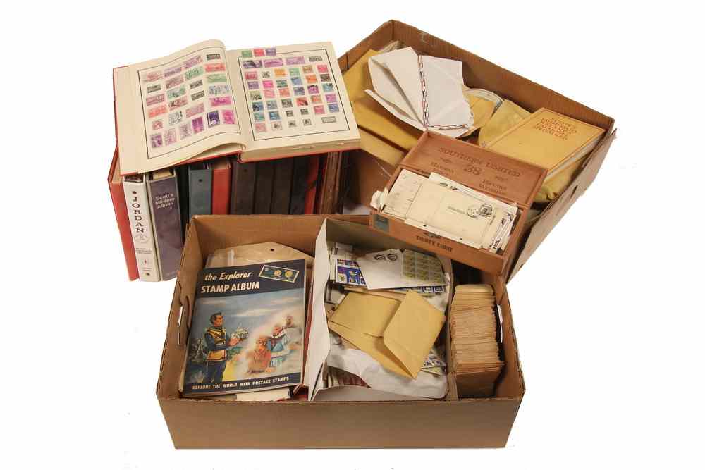 Appraisal: LARGE STAMP COLLECTION - One Owner Collection s- s consisting