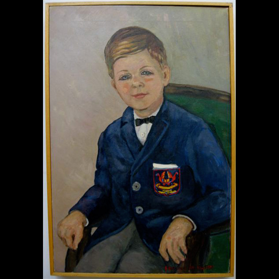 Appraisal: PORTRAIT OF A YOUNG BOY FLORENCE BRYSON MCMASTER - CANADIAN