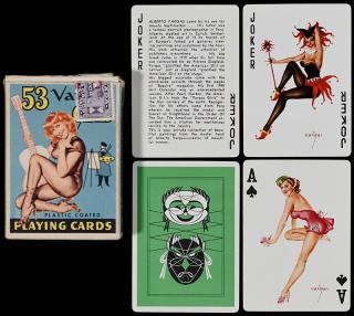 Appraisal: Alberto Vargas Vargas Girls Pin Up Playing Cards St Louis